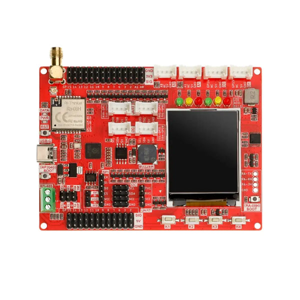 LoRaWAN RA-08H Dev Board w/ RP2040, 1.8 in LCD, 868MHz Long Range Communication