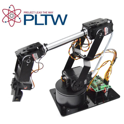 Lynxmotion SES-V1 AL5D PLTW Robotic Arm (5 DoF) Assembled