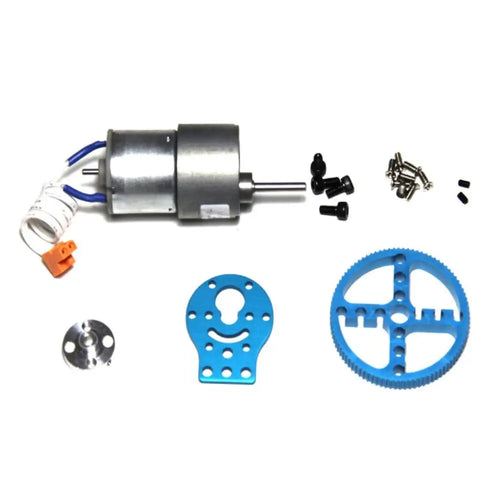 MakeBlock 37mm DC Motor Kit (Blue)