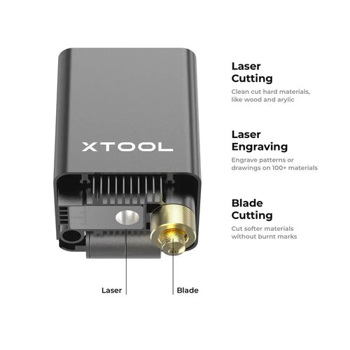 xTool M1 Smart Laser Engraver and Vinyl Cutter (Deluxe) & Air Assist Set