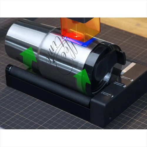 Makeblock xTool D1-5W + D1 Rotary Attachment + Raiser (2 sets 45mm)