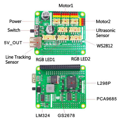 Adeept Mars Rover PiCar-B WiFi Smart Car Kit for Raspberry Pi