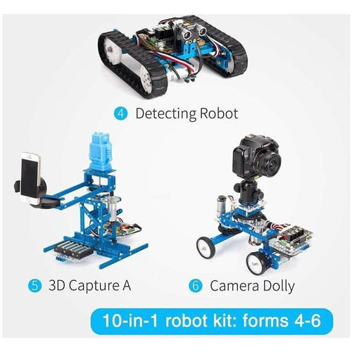 MakeBlock mBot Ultimate 10-in-1 DIY Building Coding Robot Kits For Students