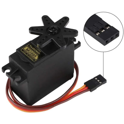 MG995 Servo Motor, RC Servo, 20 kg Metal Gear Servo (4x)