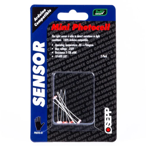 Mini Photocell Light Sensor (5pk)