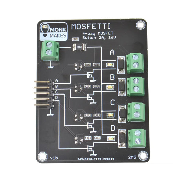 Monk Makes MOSFETTI 4 Way MOSFET Switch