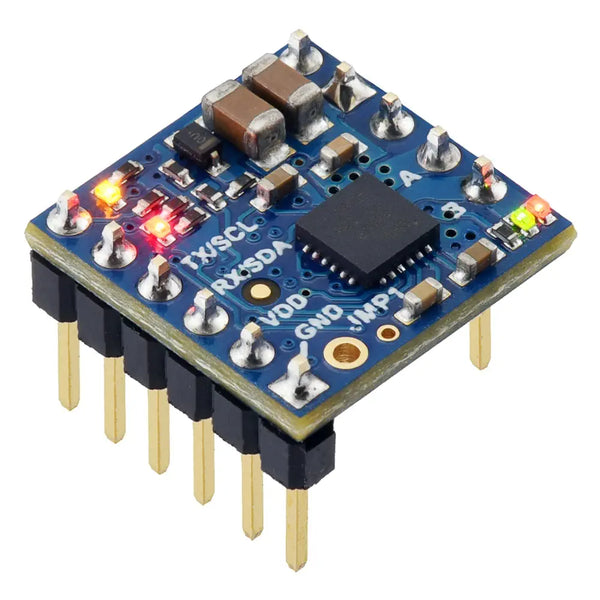 Motoron M1T256 Single I2C Motor Controller (Header Pins Soldered)