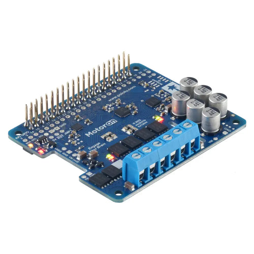 Motoron M2H18v20 Dual High-Power Motor Controller for RPi (Connectors Soldered)