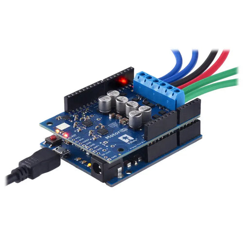 Motoron M2S18v18 Dual High-Power Motor Controller Shield for Arduino (No Connectors)