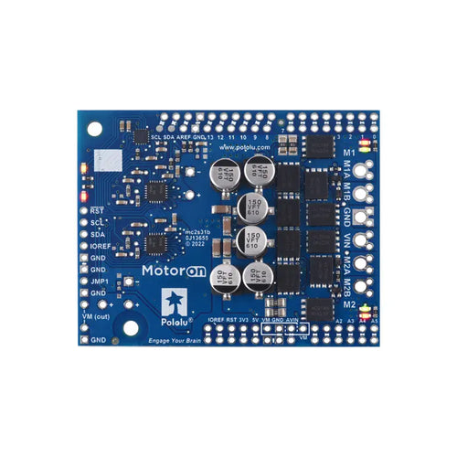 Motoron M2S18v20 Dual High-Power Motor Controller for Arduino (No Connectors)