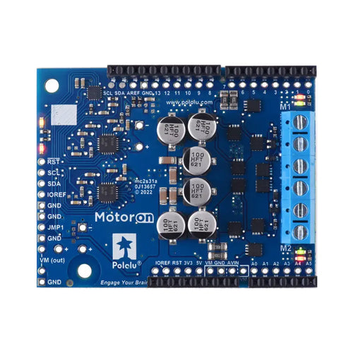 Motoron M2S24v14 Dual High-Power Motor Controller Kit for Arduino w/ Connectors