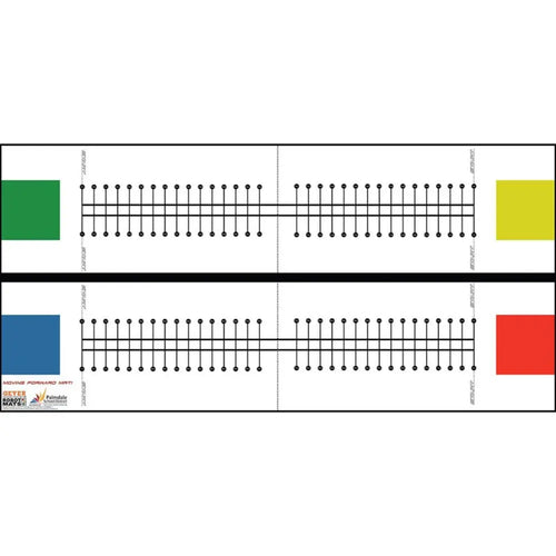 Moving Forward Measurement Robotics Challenge Mat (FLL Size)