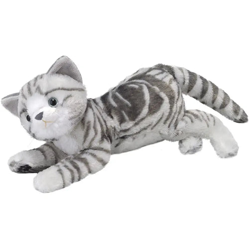 Trendmaster Interactive Plush Robot Cat Gray Stripes