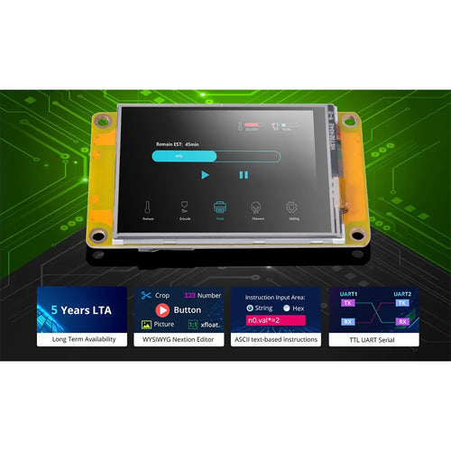 Nextion NX3224F024 2.4-Inch Discovery Series Resistive HMI Touch Display