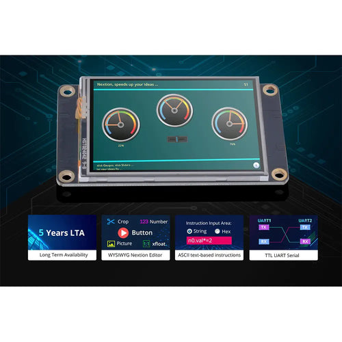 Nextion NX3224K024 2.4-Inch Enhanced Series Resistive HMI Touch Display