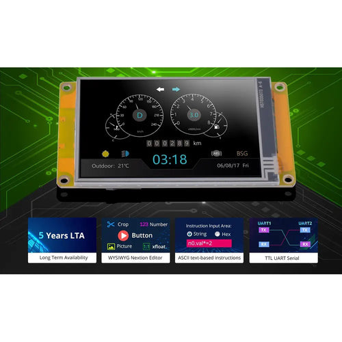 Nextion NX4832F035 3.5-Inch Discovery Series HMI Touch Display