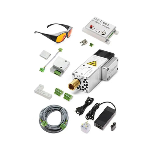 Opt Lasers OpenBuilds Lead CNC Laser Kit, PLH3D-XT-50, HP Air Nozzle, LaserDock