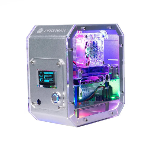 Pironman Raspberry Pi 4 Aluminum Alloy Tower Case