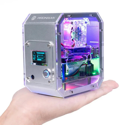 Pironman Raspberry Pi 4 Aluminum Alloy Tower Case