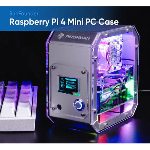 Pironman Raspberry Pi 4 Aluminum Alloy Tower Case