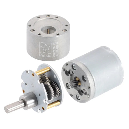 Pololu 24V 37Dx65L mm 6.3:1 Metal Gearmotor w/ 64 CPR Encoder (Helical Pinion)