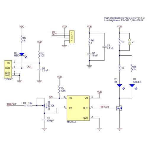 Pololu 38 kHz IR Proximity Sensor Fixed Gain (High Brightness)