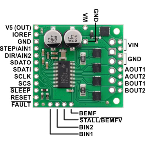 Pololu 8-50V 4A High-Power Stepper Motor Driver 36v4