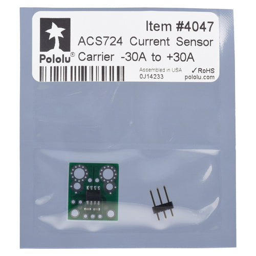 Pololu ACS724 Bidirectional Current Sensor Carrier (±30A)