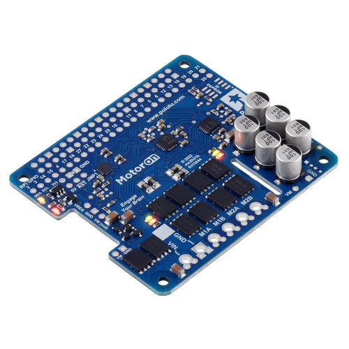 Pololu Motoron M2H24v16 Dual High-Power Motor Controller Kit for Raspberry Pi