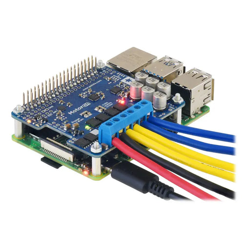 Pololu Motoron M2H24v16 Dual High-Power Motor Controller Kit for Raspberry Pi