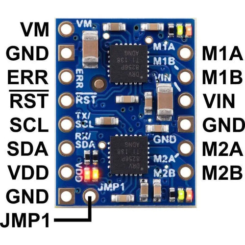 Pololu Motoron M2T256 Dual I2C Motor Controller