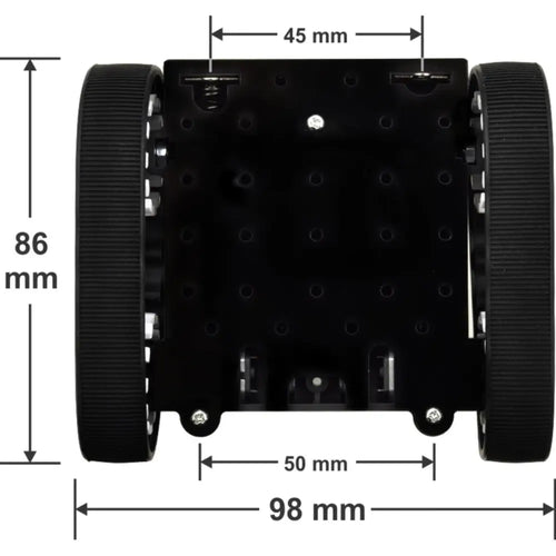 Pololu Zumo Tracked Chassis Kit (No Motors)