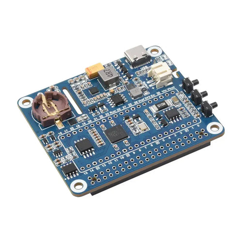 Waveshare Power Management HAT for RPi, Charging & Power, RTC, Multiple Protection