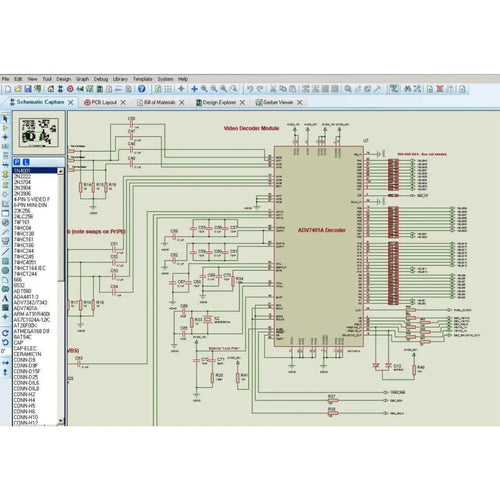 Proteus PCB Design Software Level 1+ (2000 Pins)