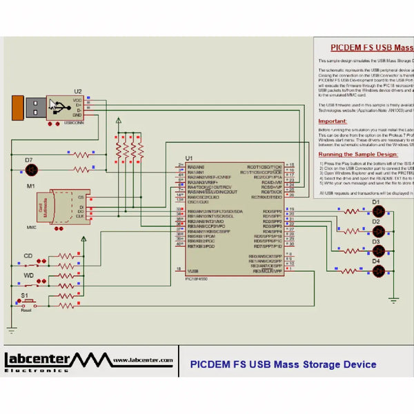 Proteus VSM Software for USB Transaction Analyzer