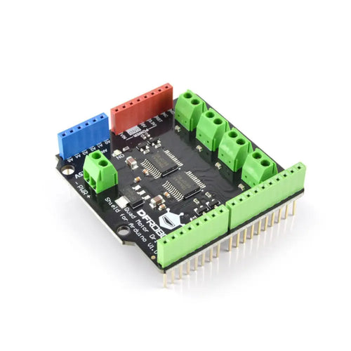 Quad DC Motor Driver Shield for Arduino