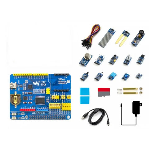 Raspberry Pi 4 Model B Sensor Kit w/ 13 Sensors & US Plug w/o Raspberry Pi