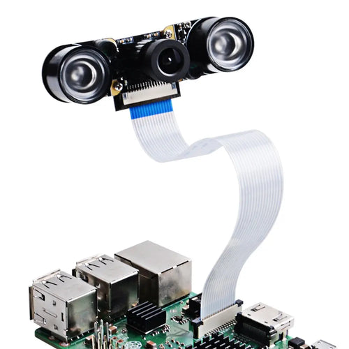 Night Vision Camera Module 5MP OV5647 w/ Adjustable Focus for Raspberry Pi