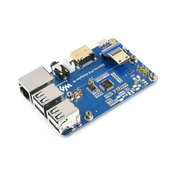 Waveshare Raspberry Pi Zero 2W to 3B Adapter, Solution for RPi 3 Model B/B+