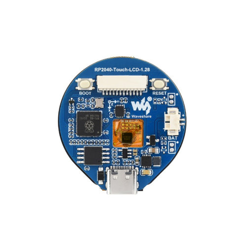 Waveshare RP2040 DevBoard w/ 1.28inch Round Touch LCD, Accelerometer & Gyroscope