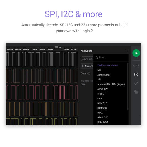 Saleae Logic 8 Logic Analyzer 8 Channels & 25MHz (Red)