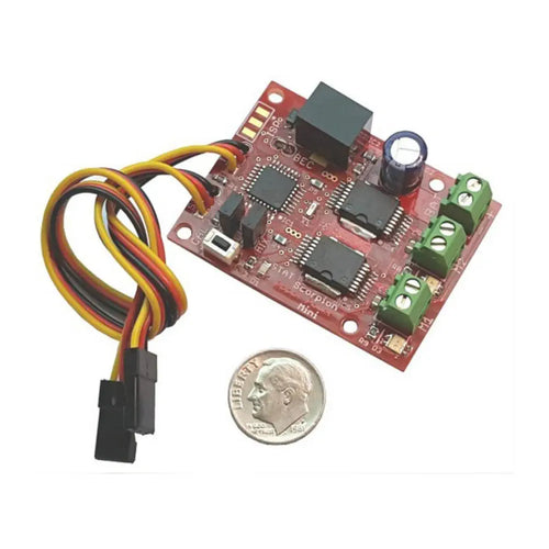 Scorpion Mini Dual 6.5A 6V to 28V R/C DC Motor Driver