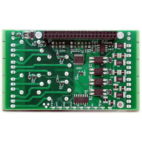 Sequent Microsystems 4-Relays 4-HV-Inputs 8-Layer Stackable HAT for Raspberry Pi