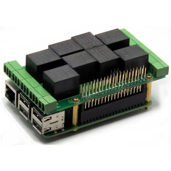 Sequent Microsystems 8 Relays 8-Layer Stackable HAT for Raspberry Pi