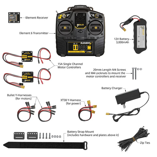 ServoCity 12V Radio Control Bundle