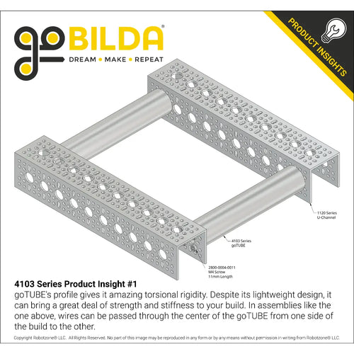 ServoCity 4103 Series goTUBE (216mm Length)