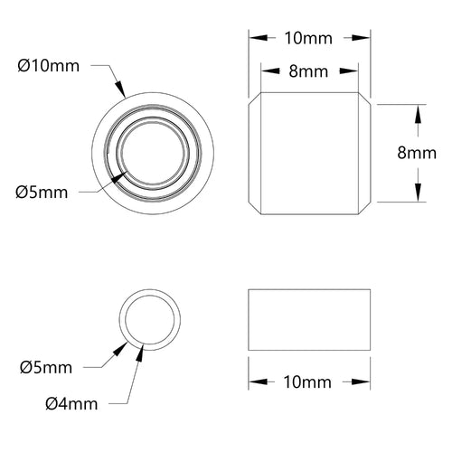 ServoCity V-Wheel Spacer Kit