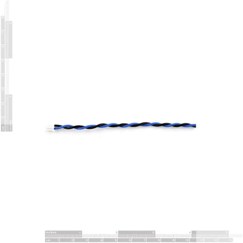 100mm Jumper Wire - JST Black / Blue