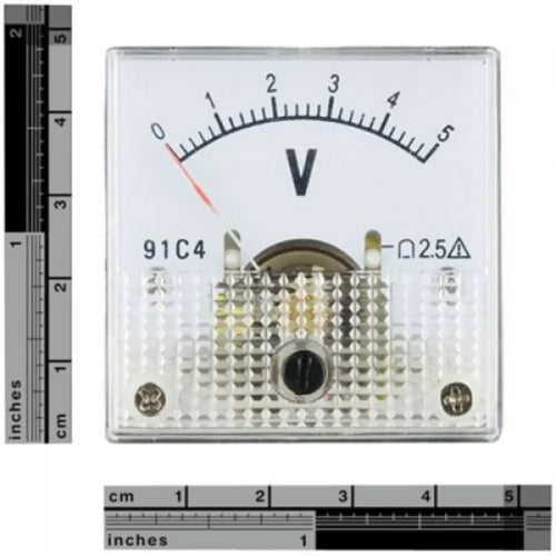 SFE Analog Voltage Panel Meter - 0 to 5V