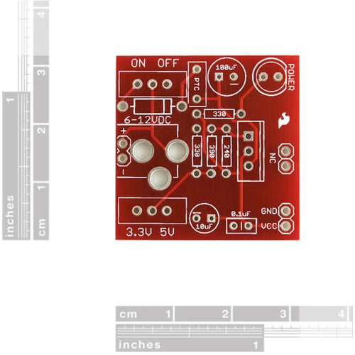 Breadboard Power Supply Kit 5V/3.3V